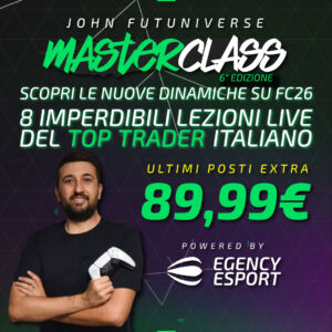 ULTIMI POSTI EXTRA - John Futuniverse Masterclass